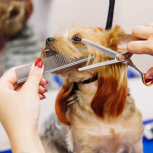 Dog Combs for Grooming, Metal Cat Comb for Long Haired