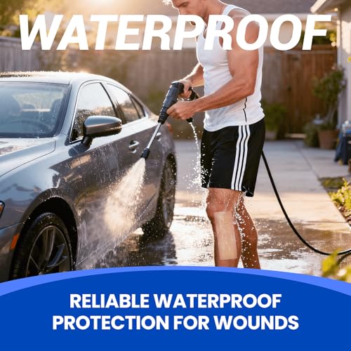 Large Waterproof Bandages 4X12 Silicone Foam Dressing Sensitive Skin, 5 PCS - style: 4"x12"(5PCS)