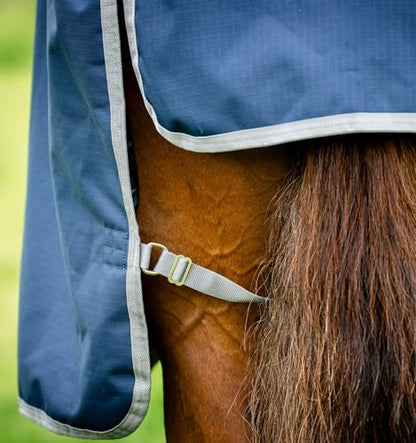 Horseware® Amigo® Ripstop 900D Turnout 0g - Navy/Titanium Grey, 84 inches - color: Navy/Titanium Grey, size: 84 inches