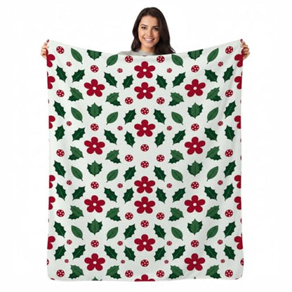 Christmas Blanket, Ultra-Soft Flannel Fleece Throw 60" x 80" - color: Christmas, size: 60"x80"