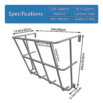 Hay Feeder Goat, 20 Gallon - size: 24INCH