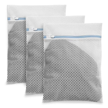 Laundry Bags for Delicates,3Pcs, Honeycomb Mesh,12 x 16 Inches