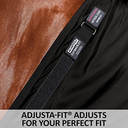 Dura-Nylon Minature Horse Stable Sheets | Ultimate Equine Comfort & Protection | Keeps Coats Smooth & Shiny | VTEK | Open Front | Legstrap | - size: Horse Size 76