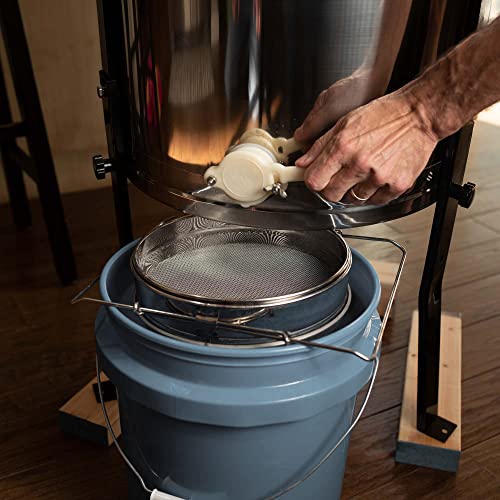 VIVO Double Sieve Stainless Steel Honey Strainer, BEE-V101H
