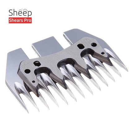 Sheep Shears Pro Clipper Blades 13 Tooth Straight Blade Replacement - size: 13 Tooth Straight Blade and Cutter set