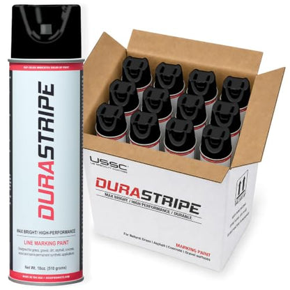 Inverted Utility Marking Spray Paint 18oz (Black) - color: Black