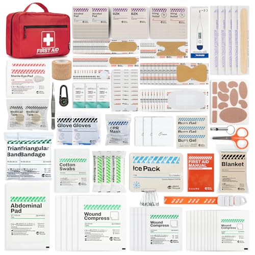 RHINO RESCUE Bundle - Pet First Aid Kit+ First Aid Kit for Home