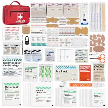 RHINO RESCUE Bundle - Pet First Aid Kit+ First Aid Kit for Home