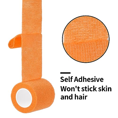 24Pcs Self Adherent Cohesive Bandage Wrap Self Adhesive Bandage Wrap 2 inch - color: Mix Color, size: 24Pcs