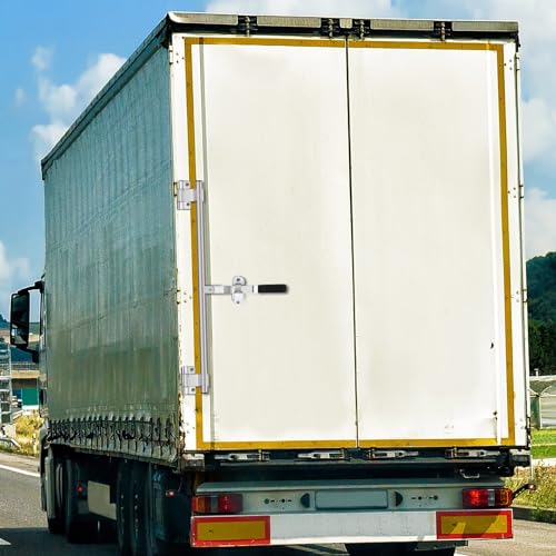 Hicarer Silver Cam Bar Enclosed Lock Trailer Zinc Plated, Silver, 45 Inch - color: Silver, size: 45 Inch
