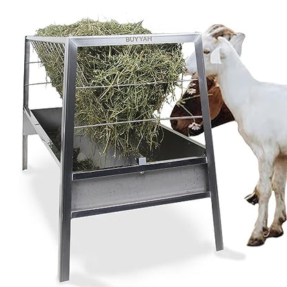 5Ft Stainless Steel Pasture Feeder, 77 Gallon Capacity