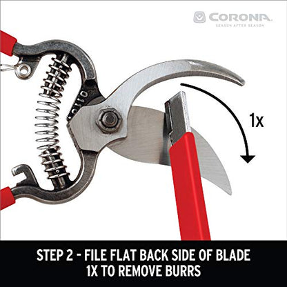 Corona Tools Handheld Garden Tool Sharpener– Blade Sharpener for Pruning Shears,Loppers,Hedge Clippers & More,(Pack of 12) - size: 12-Pack