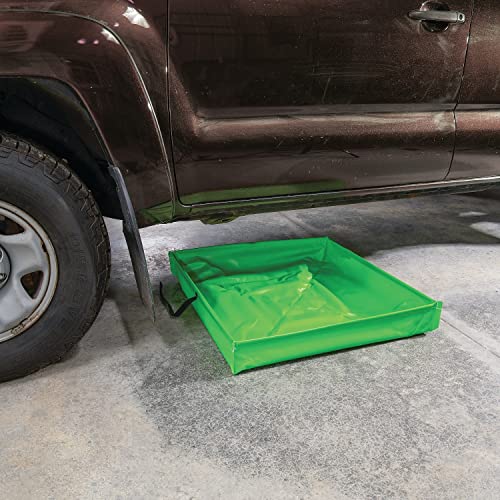 PIG Containment Tray - Collapsible Utility Tray - 30” W x 30” L x 4.75” H- PM50785 - size: 30" x 30" x 4.8"