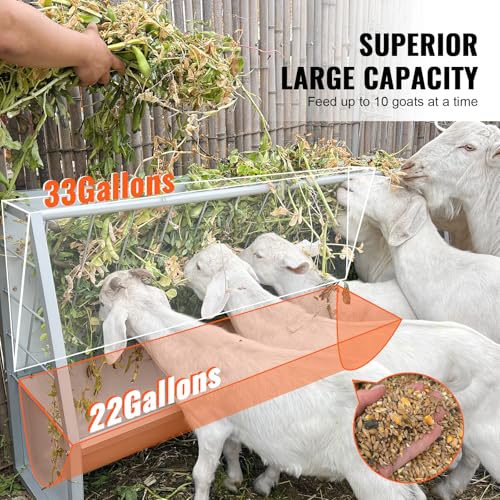 5 Ft Livestock Feeder 57 Gallon