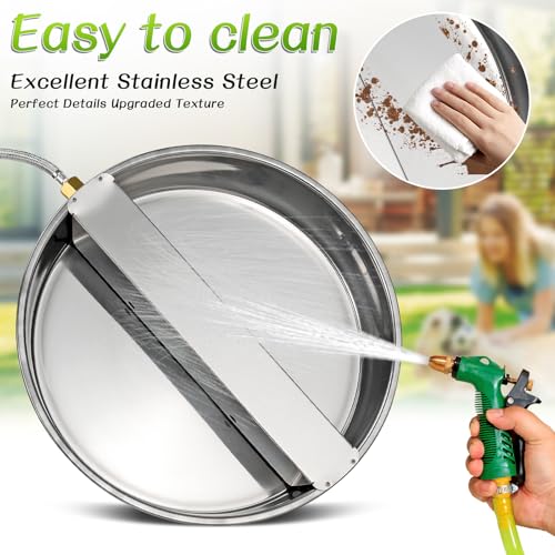 Automatic Chicken Waterer, 1.8 Gal Wide‑Opening Bowl