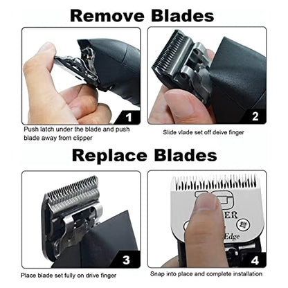 Dog Grooming Blade Kit,Compatible with Andis/Oster A5,Wahl KM10 Series - color: Mixed Blades (13 Pack)
