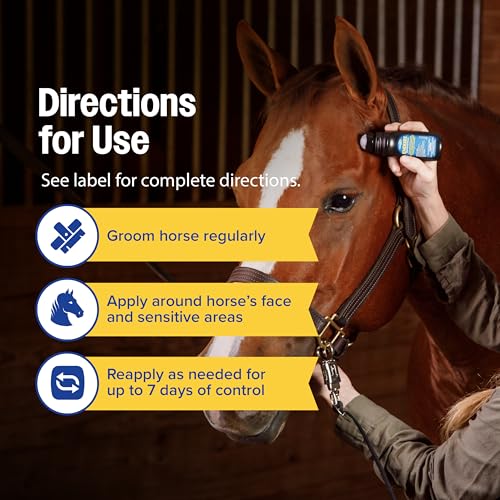 Farnam Endure Roll-On Fly Repellent for Horses Up to 7 Days Protection 3 oz