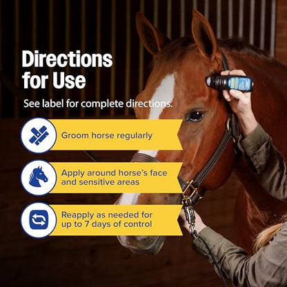 Farnam Endure Roll-On Fly Repellent for Horses Up to 7 Days Protection 3 oz