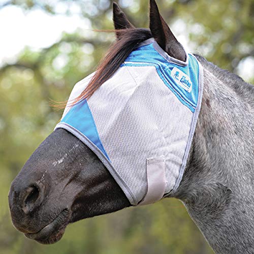 Cashel Crusader Fly Mask, Standard (Blue, Arabian) - color: Blue, size: Medium