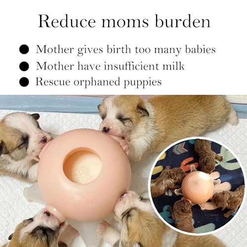 Doggiema Puppy Milk Feeder Nipple Puppy Bottle Puppy's Feeder - size: L size(Small/Medium Puppy)