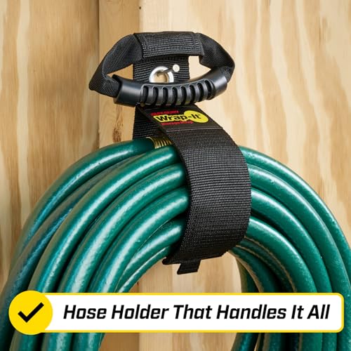 Easy-Carry Wrap-It Storage Straps - 22" (2-Pack) Black - color: Black, size: 22" (2 Pack) with Grommet
