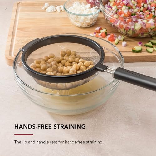 KitchenAid Stainless Steel Strainer - color: Black