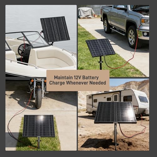 Voltset 12V 20W Solar Panels Kits for Gate Opener Electric Fence - style: 20W Pro