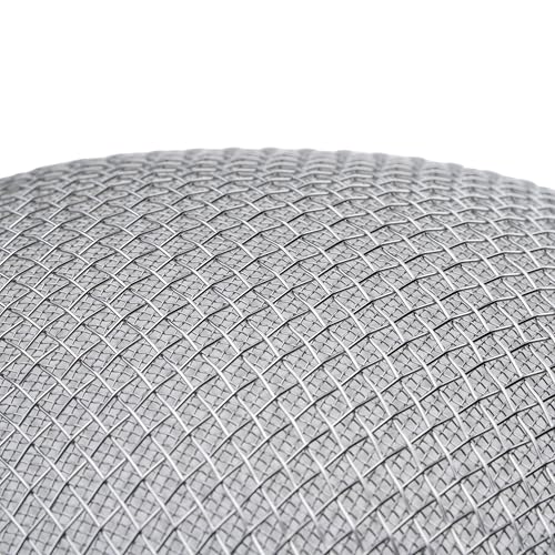 Winco MS2K-10D Strainer, 10.5-Inch Diameter, Double Fine Mesh, Medium, Stainless Steel, Tan | Foodservice, Great for Draining Pasta, Rinsing Produce, Straining and Kitchen Prep