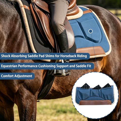 Saddle Shims Replacement Fit for Weaver Leather Wool Blend Felt Saddle