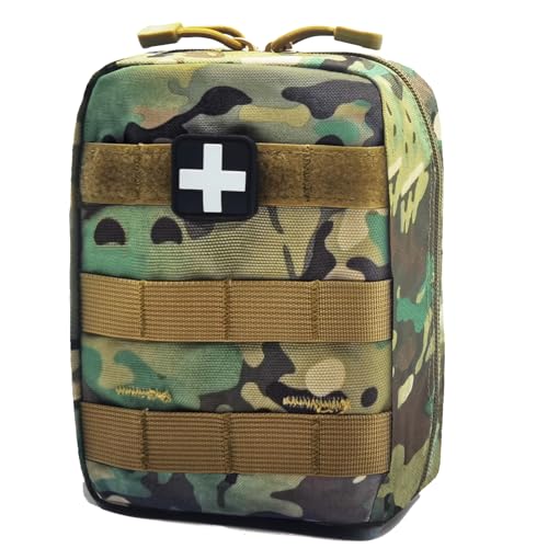 Carlebben EMT Pouch MOLLE Ifak Pouch Tactical MOLLE Medical First Aid Kit Utilit Camouflage - color: Camouflage