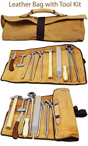 Horse Farrier Tool Kit Grooming Hoof Bot Shoe Puller Nipper Rasp 984109