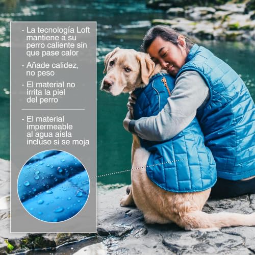 Kurgo Loft Dog Jacket, Chili Red/Charcoal, Large - color: Chili Red/Charcoal, size: Large