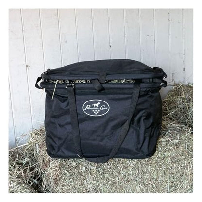 Professionals Choice 14X24X14 Equine Folding Combo Feeder Bag (Black)