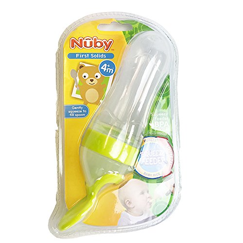 Nuby Natural Touch Silicone Travel Infa Feeder, 3 Ounce, 1 Pack, Colors May Vary - color: Colors May Vary