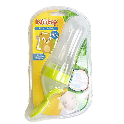 Nuby Natural Touch Silicone Travel Infa Feeder, 3 Ounce, 1 Pack, Colors May Vary - color: Colors May Vary