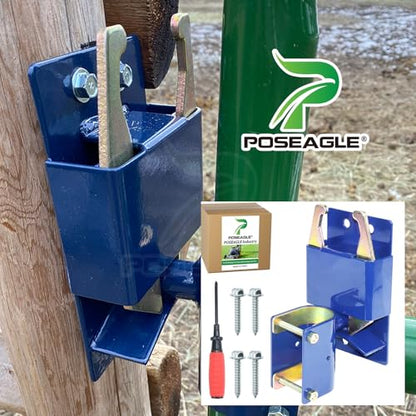 [Upgraded] Blue S16100100 Two Way Gate Latch, Farm Gate Latch - size: A1 1xGate Latch