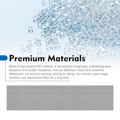Car Windshield Tint Strip, 7.87" x 59" Mesh Car Windshield Banner Sticker, Anti-Glare Sunproof Exterior Windscreen Protective Film, Cuttable to Fit Most Vehicles (Black #A) - color: Black #a