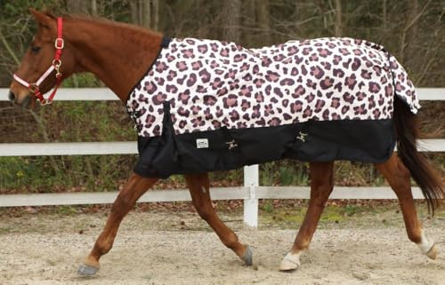 Leopard 1200 Denier Waterproof Turnout Sheet - size: 84