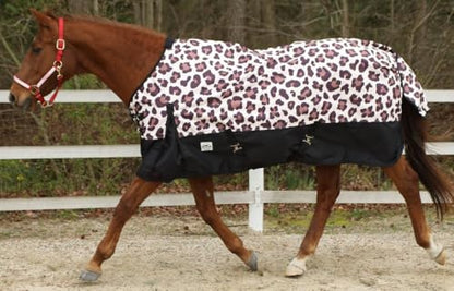 Leopard 1200 Denier Waterproof Turnout Sheet - size: 84