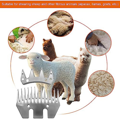 13 Tooth Sheep Grooming Clippers Replacement Blades for Thick Coat Animals - color: 13 Tooth(3 PCS)