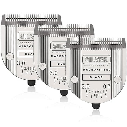 5 in 1 Replacement Blades Compatible with WAHL Bravura .Chromado - color: Silver Gray