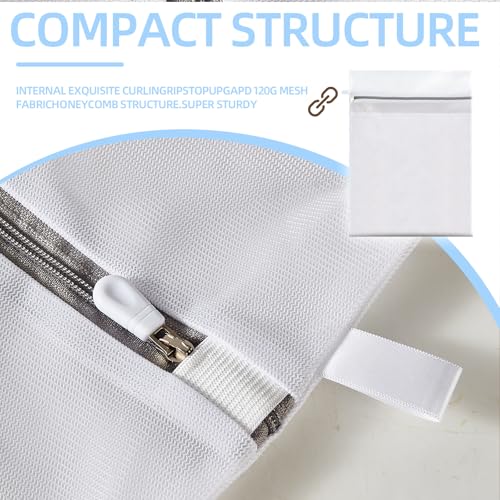 Mesh Laundry Bags, Mesh Wash Bags, Durable Mesh Structure with Strong Zipper, Suitable for Underwear, Delicate Clothes, Pants, Shoes, Socks Washing (Small Fine Mesh, Small 12 * 16inch*4pcs) - size: Small 12*16in*4pcs