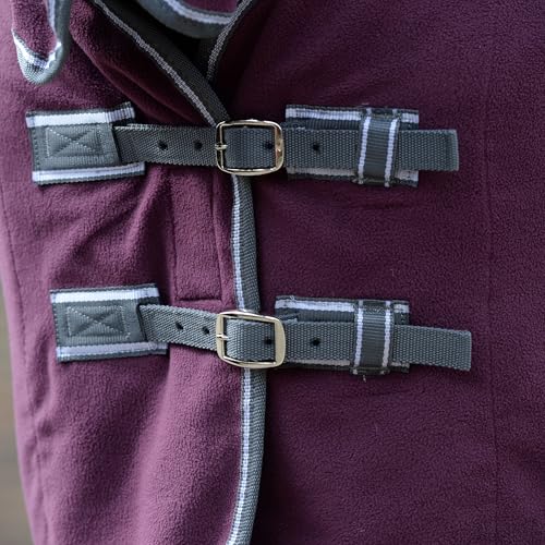 WeatherBeeta Anti-Static Fleece Cooler Combo Neck, Navy/Burgundy, 69" - color: Navy/Burgundy, size: 69"