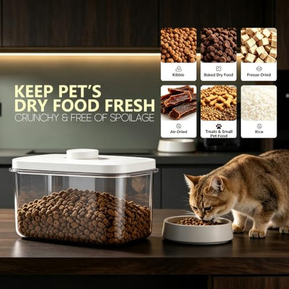 LivLab Mker 10lbs Dog Food Storage Containers With Lids & Cup - color: (D979)-5.5L-1