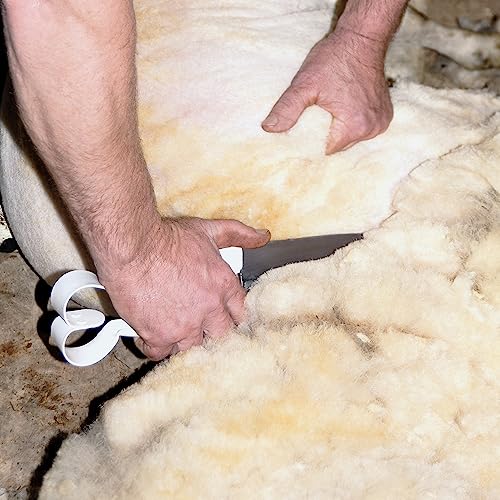 Premier 1 Triple Ground Hand Shear for Wool Sheep & Livestock - 6.5" Blade | Built-in rubber stops reduce clanking. Powder-painted handles for smooth comfort. Best for fitting & clipping wool sheep.