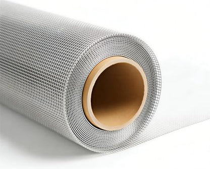 MAGZO 304 Stainless Steel Mesh Window Screen Roll 35in x 10ft - 22 Mesh - color: Silver, size: 35IN x 10FT