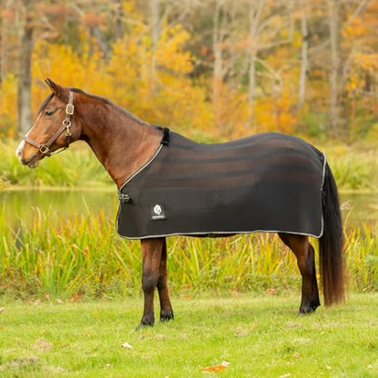 Equinavia Sefyr Breathable Lightweight Cooling Scrim Sheet - Black - M - color: Black, size: M