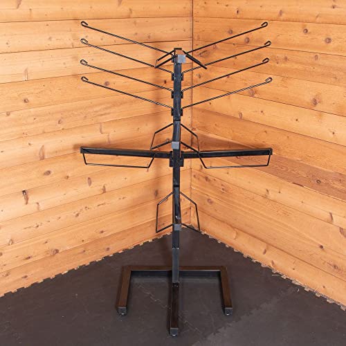 EASY-UP Saddle & Tack System | Accommodates Both English & Western Saddles | High Capacity: 5 Saddles & 8 Pads | Easy Assembly | Ideal for Busy Horse Stables | 5-Year Warranty