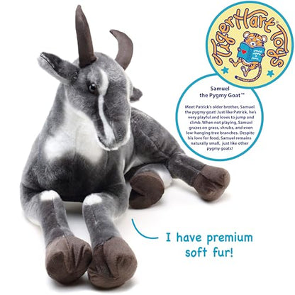 TigerHart Samuel The Pygmy Goat - 27 Inch Stuffed Animal Plush