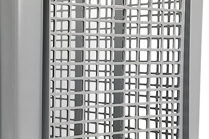 Hudson Exchange 24 x 16 x 8" Mesh Straight Wall Handled Storage Container Tote, Gray - color: Gray, size: 1 Pack